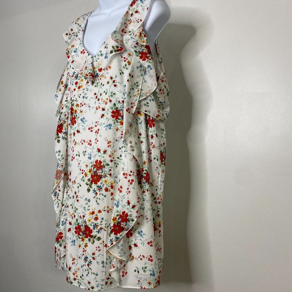 PARKER RUFFLE COLD SHOULDER  DRESS - - Picture 5 of 10